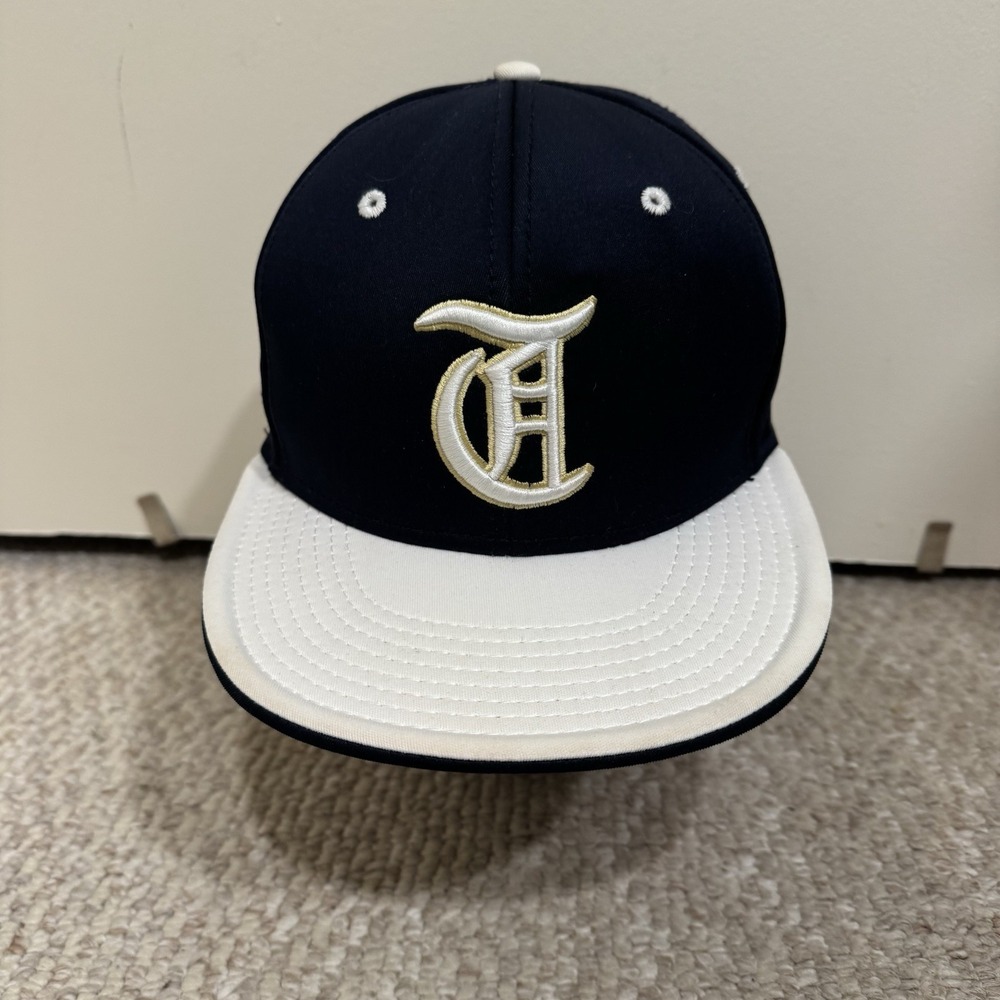 Trinity The Game Pro Navy Blue 7 1/8 Fitted Baseball One Size Hat Cap